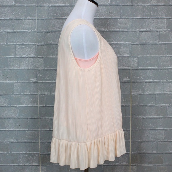 Anthro Michael Stars Accordion Flounce Peplum M - Picture 5 of 8